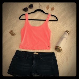 Neon peach shirt